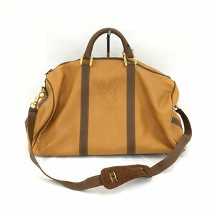 LOEWE ロエベ アナグラム 2WAY ボストンバッグ 袋付き【BKAS3028】