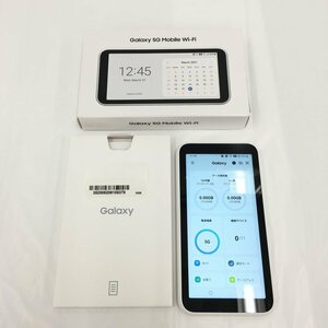 Galaxy 5G モバイルWifi SCR01 ホワイト 制限○ 初期化済み 箱付き【BKAS3010】