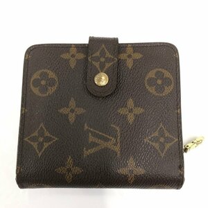 Louis Vuitton　ルイヴィトン　財布　モノグラム　コンパクトジップ　M61667/MI1006【BKAU6063】