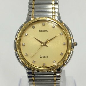 SEIKO セイコー DOLCE ドルチェ 腕時計 5E31-6B40 005521 稼動【BKAY2008】