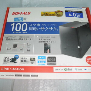 BUFFALO LS420D0402C 4TB リンクステーション RAID機能搭載 ネットーワーク対応 外付けHDD バッファロー 