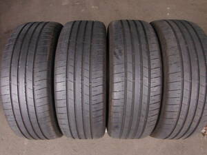 P2344　送料無料! 4本SET価格! バリ山 215/55R18 ブリヂストン TURANZA T005A 215/55/18 215/55-18 エアーチェック済!