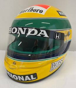  abroad postage included high quality i-ll ton * Senna F1 1990 year of model practical use racing cart helmet size all sorts life-size size replica 