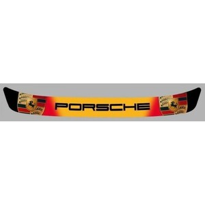 a 海外　限定 送料込み　 ポルシェ PORSCHE ヘルメット バイザー 295mm ステッカー