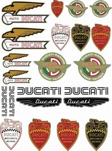 a 海外　限定 送料込み　ドゥカティ メッカニカ DUCATI Meccanica KIT 22枚セット 　 ステッカー