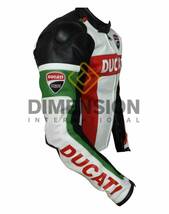 海外 送料込み 　高品質　　 ドゥカティ　Ducati オーダーメイド可能　レーシング　レザージャケット サイズ各種　本革　レプリカ_画像2