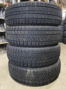 ★送料無料★ 155/65R14 2017年製 7分山 ブリヂストン BLIZZAK VRX2 4本/中古スタッドレスタイヤ(冬タイヤ)ワゴンR N6578_C2