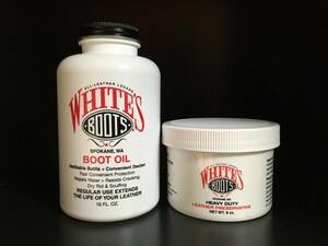 未使用　WHITE’S BOOTS　ホワイツ・ブーツ　純正　オイル　セット