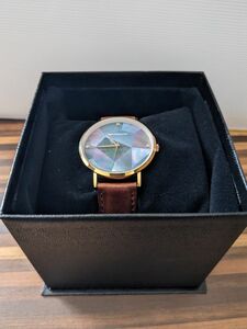 腕時計 レディース ブランド シンプル パール BROOKIANA ブルッキアーナ BA3101 キラキラ シンプル 革ベルト