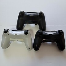 【ジャンク】PS4 純正 コントローラー DUALSHOCK4 デュアルショック4 3点 まとめ売り 動作未確認_画像2