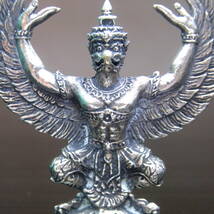 インド神話の鳥 ガルーダの置物 真鍮製 八部衆の迦楼羅（かるら）_画像10