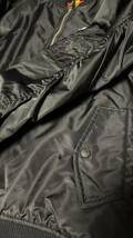 【送料無料】UNDEFEATED MA-1 ブラック リフレクター PLAY DIRTY UNDFTD アンディフィーテッド ボンバージャケット Bomber Jacket_画像4