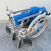 【231027-15】 YAMAHA 電動車椅子　XOC1 /NISSIN 日進医療器 折りたたみ 車椅子 NA-406FO_画像8