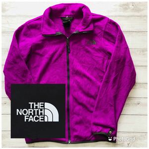 ノースフェイス　THE NORTH FACE ガールズL フリースジャケット　パープル