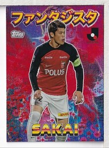 t26【2023 TOPPS Ｊリーグ フラッグシップ】ファンタジスタ Red Foil パラレル 酒井宏樹3/5