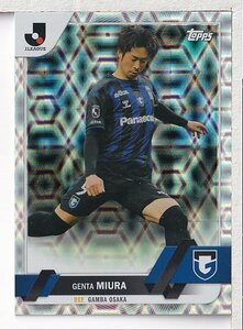 s77【2023 TOPPS Ｊリーグ フラッグシップ】レギュラー パラレル Silver Foil パラレル 三浦弦太