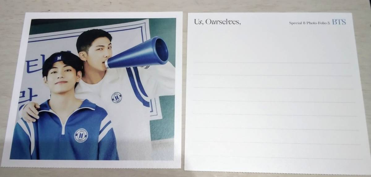 Tarjeta de fotos de BTS RM&V Libro de fotos Especial Calendario de escritorio en folio con 8 fotos Bono de libro de fotos oficial No está a la venta Nuevo Nam Tae, Artículos de celebridades, otros