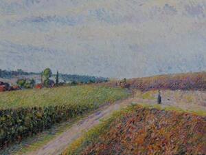 Camille Pissarro ,VUE D'ERAGNY,海外版超希少レゾネ,新品高級額装付、ara