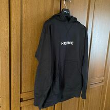 新品未使用 COMME des GARCONS HOMME ロゴプリントスェットパーカー_画像9