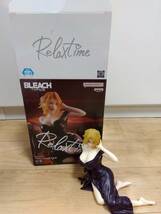 BLEACH 　千年血戦篇　Relax time　松本乱菊　フィギュア　ブリーチ　まつもとらんぎく　プライズ　開封済み品_画像1