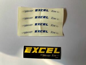 未使用品 TAKASAGO/EXCEL ステッカー セット①（タカサゴ/エキセルリム/Hリム/Z1/Z2/H2/KH/SS/GS400/GT380/CB400F