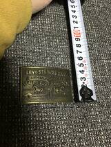 レトロ ビンテージ アンティーク Levi's リーバイス ベルト バックル LEVI STRAUSS & Co._画像4