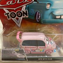 マテル カーズ BYE BYE KAR トーキョー メーター MATTEL CARS ミニカー キャラクターカー TOYKYO MATER バイ バイ カー TOON トゥーン_画像3