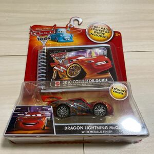  Mattel The Cars DRAGON McQUEEN Dragon lightning Mac .-nMATTEL CARS minicar TOON toe n metallic finish 