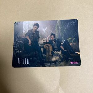 即決 東方神起　With HMV限定キャンペーンカード単体　新品未使用