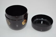 茶道具 中棗 ねじ梅絵 樹脂製 茶道 17-8109_画像8