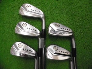 中古品 グローブライド 中空アイアン オノフフォージド ONOFF FORGED KURO 6番～9番.Pw 5本セット N.S.PRO 950GH neo S シャフト装着