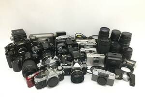 ☆ カメラジャンクまとめ 4 ☆ Canon AE-1 PROGRAM + Nikon FE2 + OLYMPUS-PEN EE-2 キャノン ニコン オリンパス 他