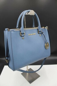 ＊ マイケル コース MICHAEL KORS ショルダーバッグ 2 WAY 水色