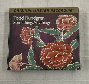 高音質盤CD 洋楽ロック Todd Rundgren Something/Anything? 2枚組 Mobile Fidelity Sound Lab MFSL モービル盤 まとめて発送