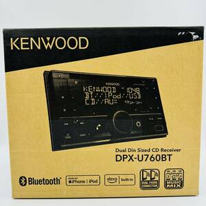 未使用　送料無料　ケンウッド 2DINレシーバー DPX-U760BT MP3 WMA AAC WAV FLAC対応 CD USB iPod Bluetooth KENWOOD