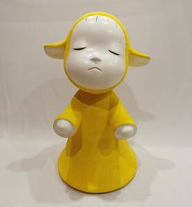 【模写】奈良美智 Yoshitomo Nara The Little Pilgrim Night Walking fiberglass acrylic and cotton 73CM