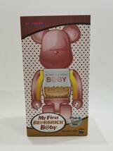 未開封 MY FIRST BE@RBRICK B@BY PINK & GOLD Ver. 400％_画像1