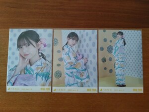 乃木坂46 齋藤飛鳥 会場限定生写真 2022.July-Ⅱ 浴衣2022 3枚コンプ