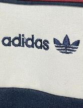 adidas ビンテージ アディダス ジャージ トラックジャケット Lサイズ 三角タグ 台湾製 80s トレフォイル 3ストライプ 刺繍ロゴ 古着 ATP_画像5