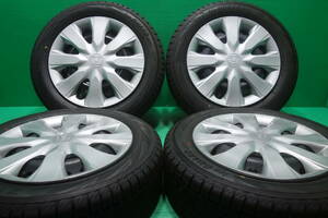 K2669-21 送料無料 155/65R14 スタッドレス 4本セット YOKOHAMA ice GUARD iG70 8分山 ホンダ純正 溝たっぷり スチール N-BOX N-WGN N-ONE