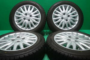 L7-21 送料無料 155/65R14 スタッドレス 4本セット ダンロップ WM02 8分山 溝たっぷり ホンダ純正 Modulo N-BOX N-WGN N-ONE