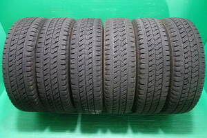 L125-21 送料無料 195/75R15 109/107L スタッドレスタイヤ LT 6本セット ブリヂストン ブリザック W979 6分山 2021年 2022年製