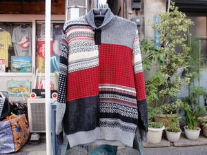 美品！日本製　VUMPS（ヴァンプス）　デザインニットセーター　サイズL?