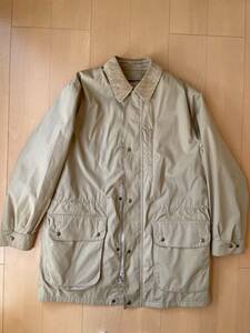 希少 USA製 L.L.BEAN Weekend Parka 美品 ストームコート ヴィンテージ 一枚袖 筆記体 Barbour エンデュランス Ventile 80s 40s ベンタイル