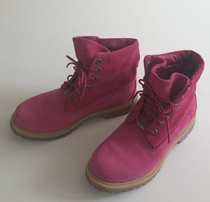 ティンバーランド　レディースブーツ★ピンク★２３，５ｃｍ★A14AK/4240★Timberland ANTI-FATIGUE /女性用