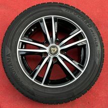 7.5分山。BEST RAZEE 16インチ×6.5J＋45 5穴PCD114.3YOKOHAMA 205/60R16スタッドレス4本。ノア ヴォクシー プリウスα SAI ステップワゴン_画像2