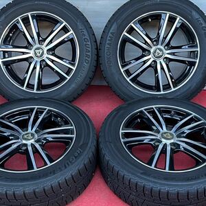 7.5分山。BEST RAZEE 16インチ×6.5J＋45 5穴PCD114.3YOKOHAMA 205/60R16スタッドレス4本。ノア ヴォクシー プリウスα SAI ステップワゴン