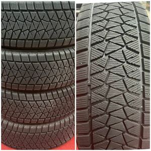 8分以上山。 BRIDGESTONE BLIZZAK DM-V2 215/70R16 100Q タイヤのみ4本セット。RAV4 ハリアー デリカD5 エクストレイル パジェロ イオ等。