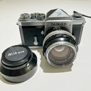 NIKON ニコン　アイレベル　NIKKO-S AUTO1:1.4 f=50㎜　一眼レフ　フィルムレンズ　640万番台　シルバー　現状品　おまけ付き