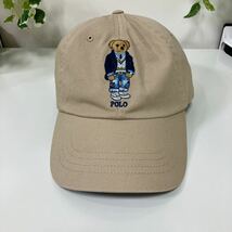 ラルフローレン RALPH LAUREN ポロベア キャップ ベージュ 美品_画像1